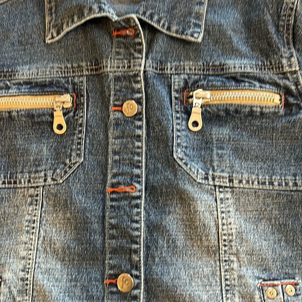 Vtg Formule Collection Button Down Zip Pockets Bl… - image 5